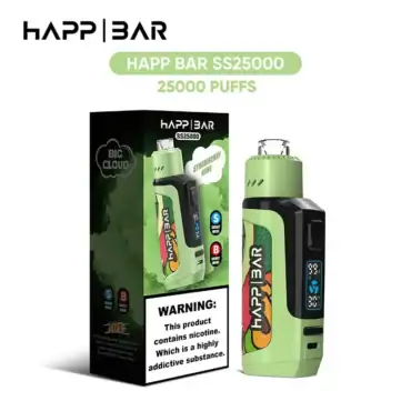 HAPP BAR vape rechargeable disposable vape 25000 puffs