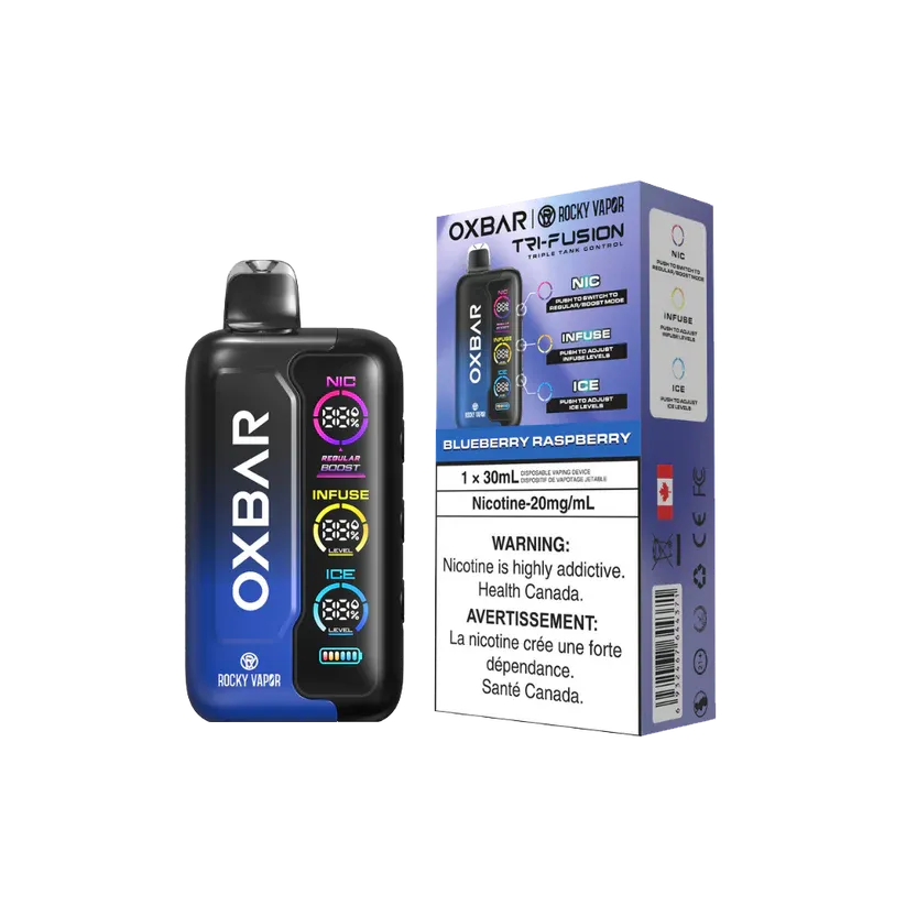 Oxbar Tri Fusion 45k Disposable Vape 45000 Puffs | 30ml Triple Tank Custom Flavor