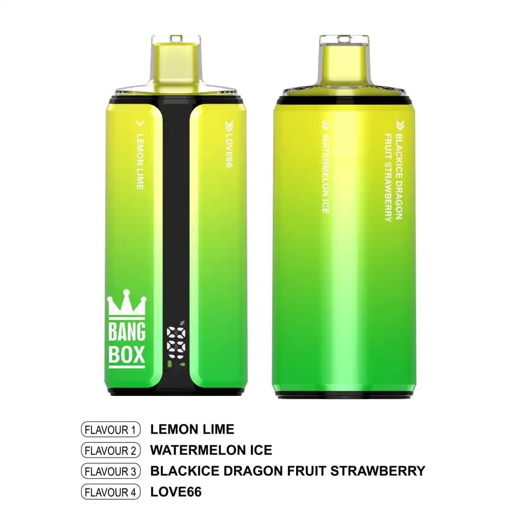 BANG BOX 160000 Puffs 160k 4-in-1 Rechargeable Disposable Vape 80mL Pre-filled E-Liquid | 10 Flavors