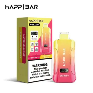 Happ Bar GR50000 Disposable Vape 50000 Puffs 2% 5% Nicotine 23+23mL Prefilled Wholesale Supplier