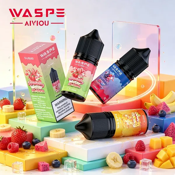 WASPE E-Liquid 30ml nicotine salt bottle available with EU local warehouse shipping
