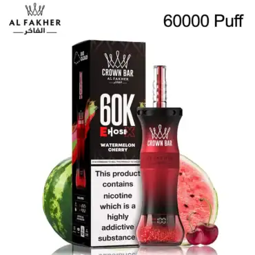 Al Fakher Crown Bar 60K E Hose 60000 Puffs | 50ml Hookah-Style Disposable Vape | Rechargeable