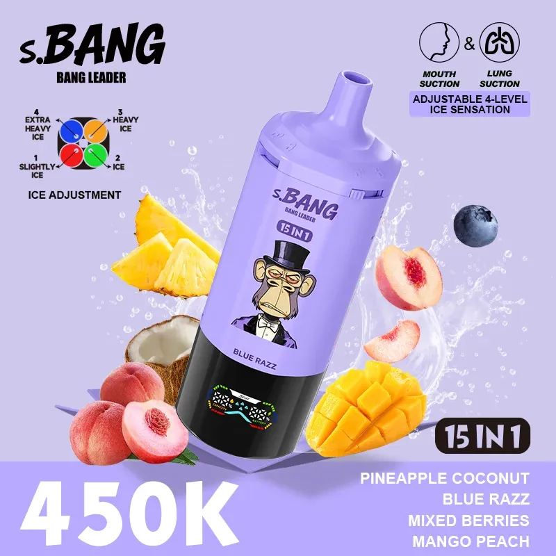 high puff disposable vape featuring 450000 puffs and Type-C charging