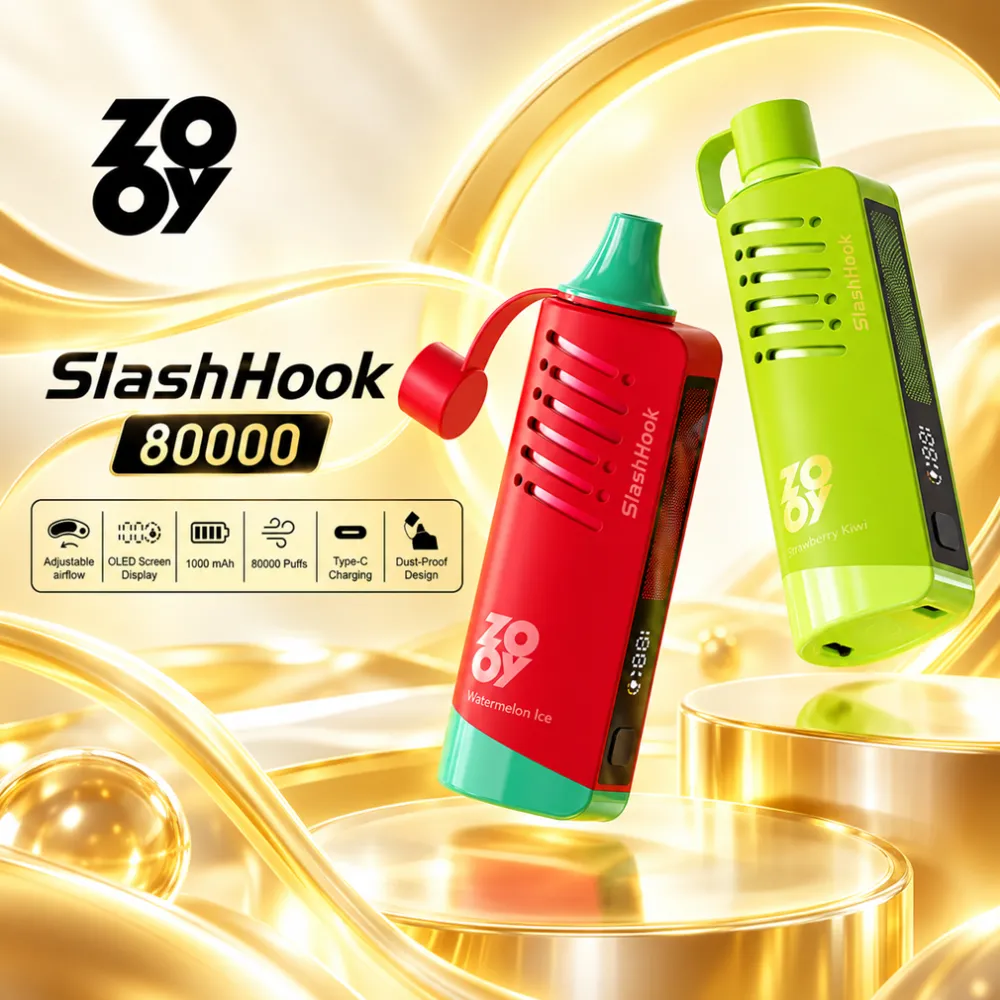 ZOOY Slash Hook 80k vs RandM Tornado 15000 Disposable Vape