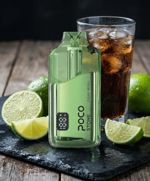POCO STONE disposable vape with modern portable body and refill design