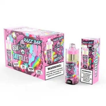 Razz Bar 65K Puffs TPD Disposable Vape | RazzBar Crystal 65000 16 Flavors | EU Warehouse In Stock