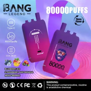 Bang Legend 80000 Puffs 80k Disposable Vape 3 Flavors Switch Bulk Wholesale Prices