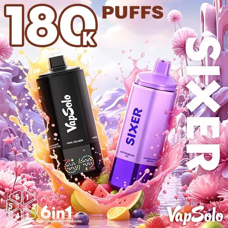 Vapsolo Sixer 180K 6in1 vape device front view