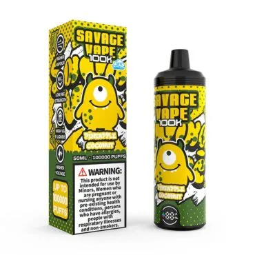 SAVAGE VAPE 100000 Puffs 100k MTL 30mg Nic Salt 1000mAh Disposable Vape Kit