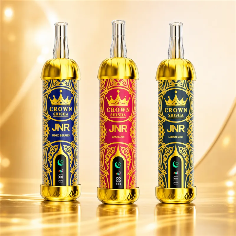 imgi 7 crown shisha image2 flavor lineup Vivivapes Best DTL hookah disposable vape for direct to lung cloud chasers JNR Crown