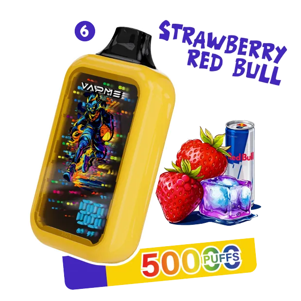 juice level and power indicator on VAPME DIGITAL 50000 screen