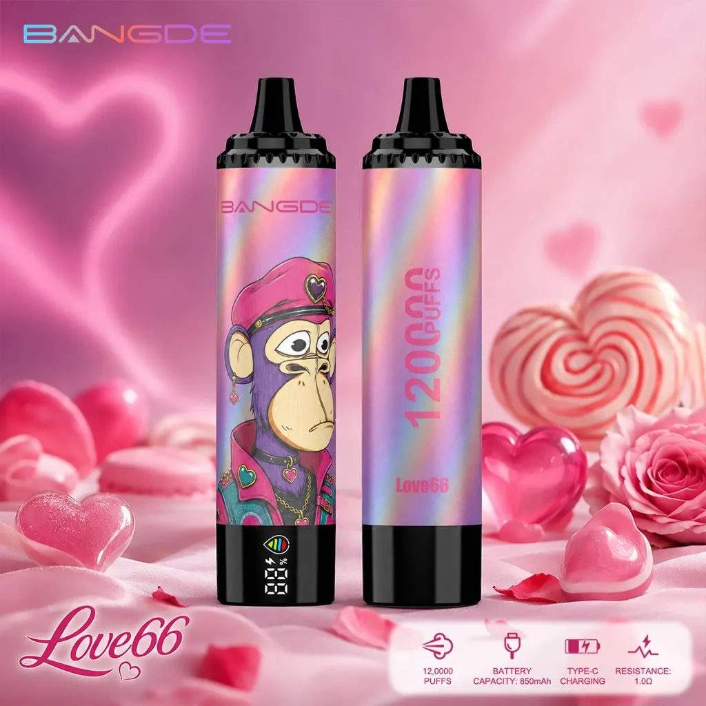 Bang DE 120K puffs LOVE66 special blend disposable vape