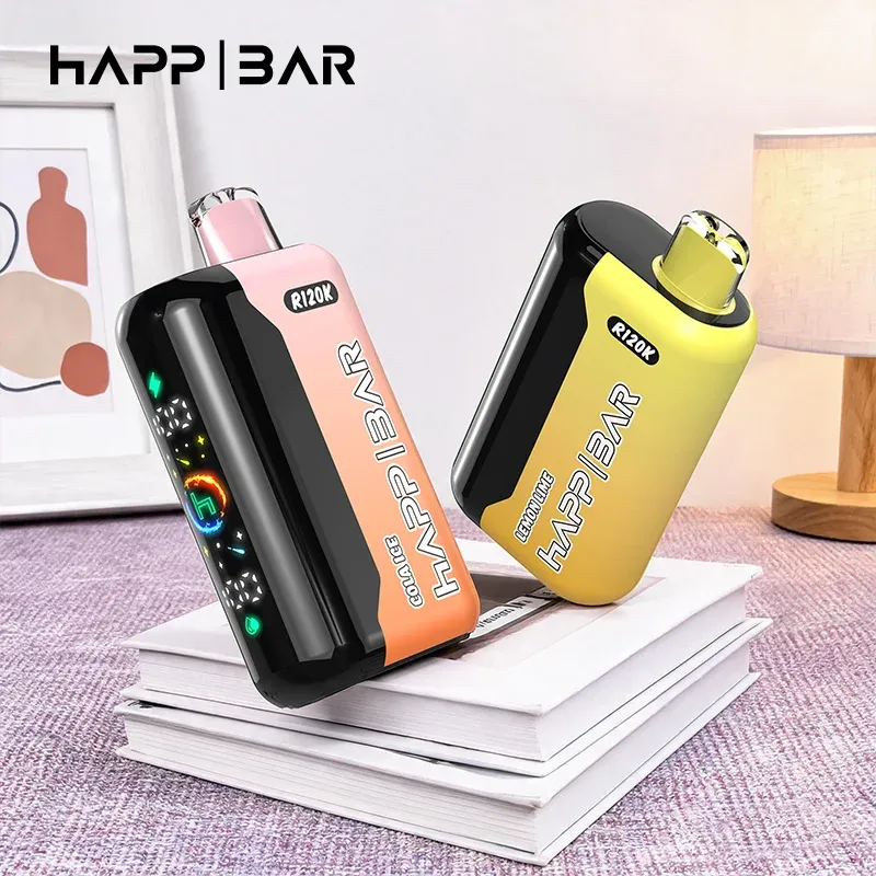 650mAh rechargeable battery feature on HAPP BAR R120K disposable vape