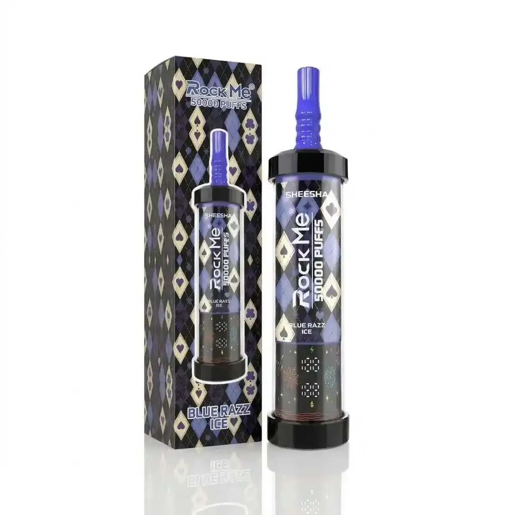 imgi 92 ROCKME BLUE RAZZ ICE 1 Vivivapes Adjustable airflow control feature on Vape Rock Me Shisha 50K hookah vape