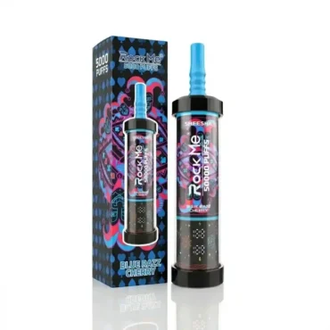 1300 mAh rechargeable battery Type-C charging port on Rock Me Shisha 50000