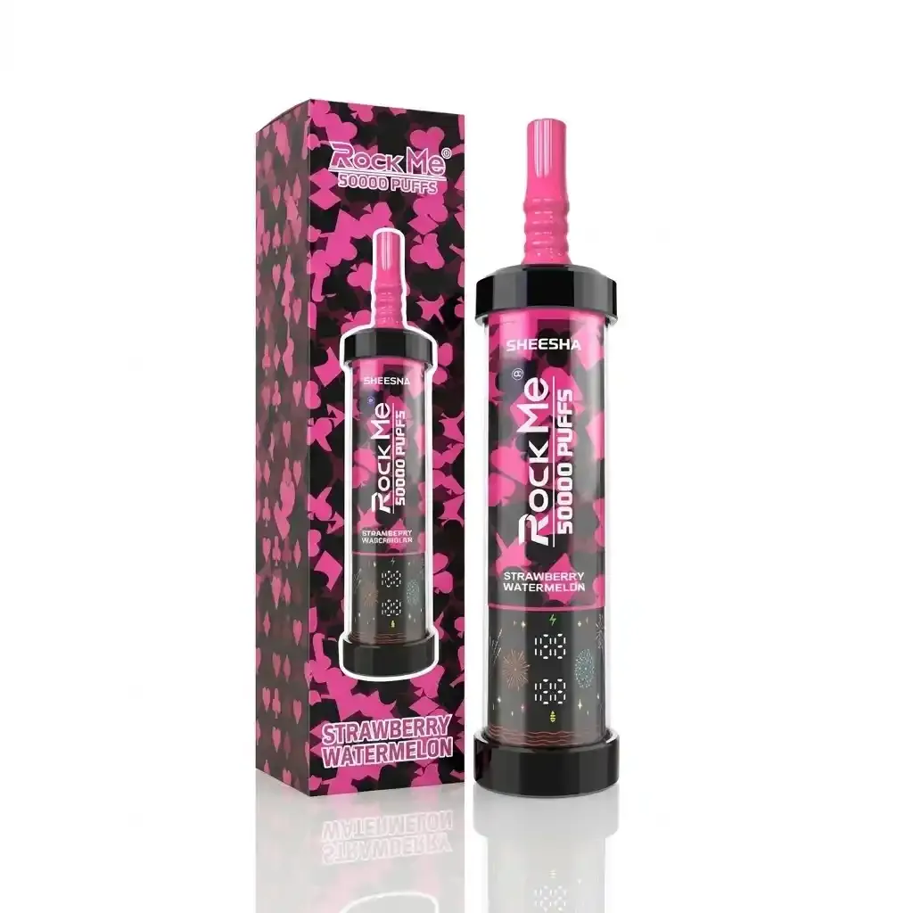 imgi 94 ROCKME STRAWBERRY WATERMELON 1 Vivivapes MESH COIL technology inside Vape Rock Me Shisha 50000 puffs device
