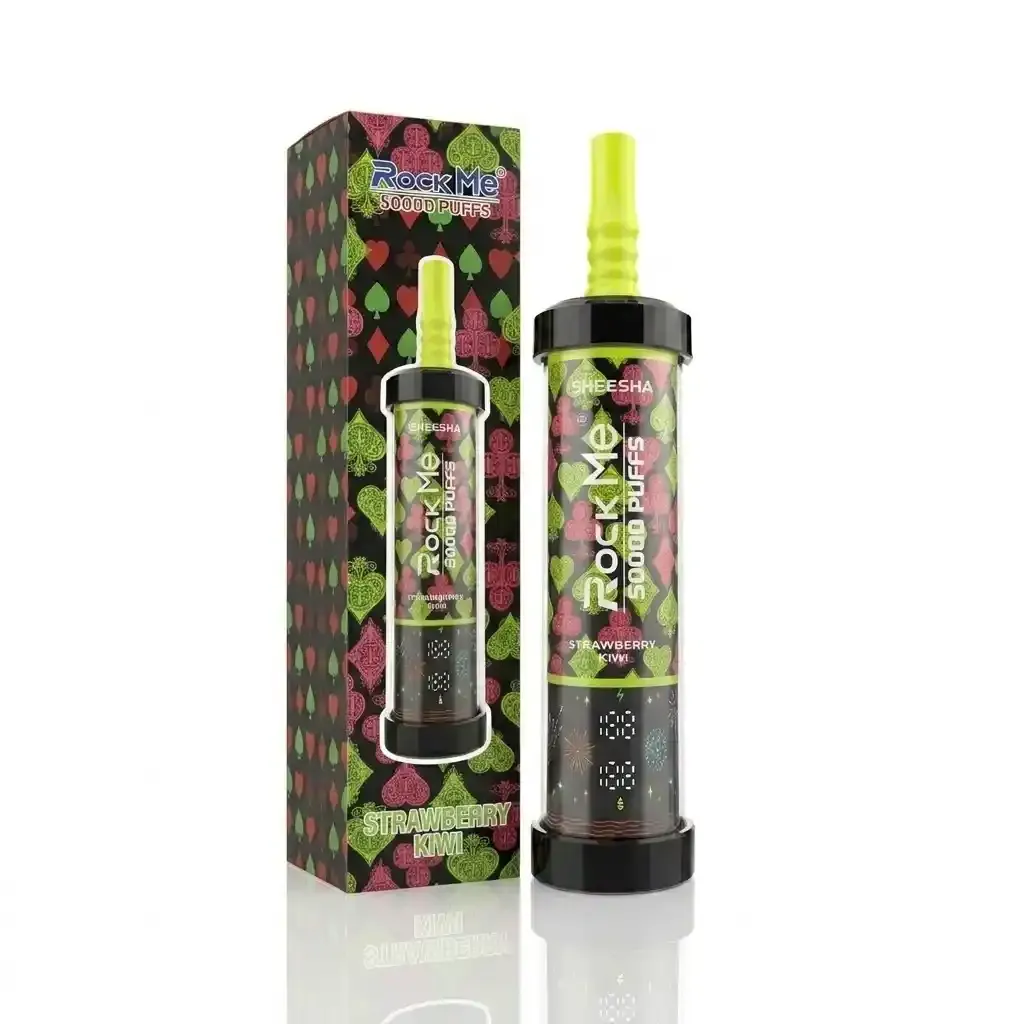 imgi 95 ROCKME STRAWBERRY KIWI 1 Vivivapes Strawberry kiwi flavor Vape Rock Me Shisha 50000 puffs hookah vape