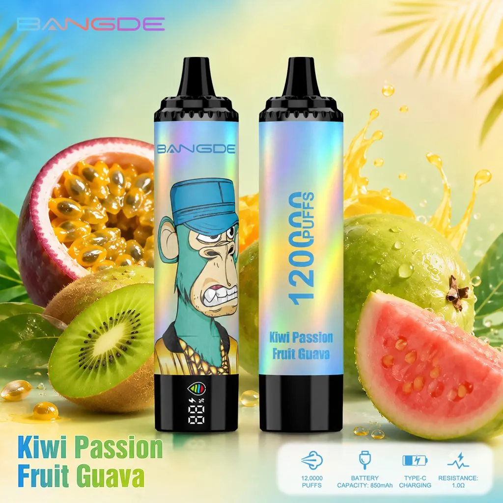 Bang DE 120K puffs Kiwi Passion Fruit Guava flavor disposable vape