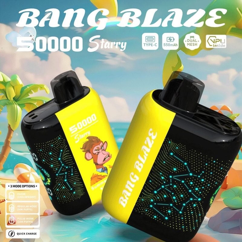 Blaze Starry LED vape disposable vape with LED display 