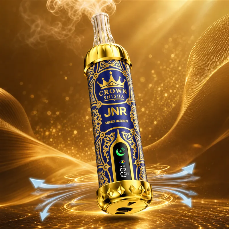 JNR Crown Shisha 100K smart battery and e liquid indicator LED screen