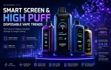 smart screen disposable vape trends in Europe 2026