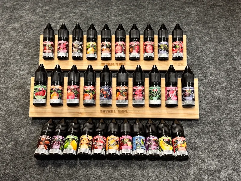 Retail counter display box for SAVAGE Vape V9 e-liquid
