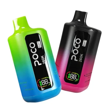POCO 6 IN 1 260K vape packaging for USA and UK market distribution