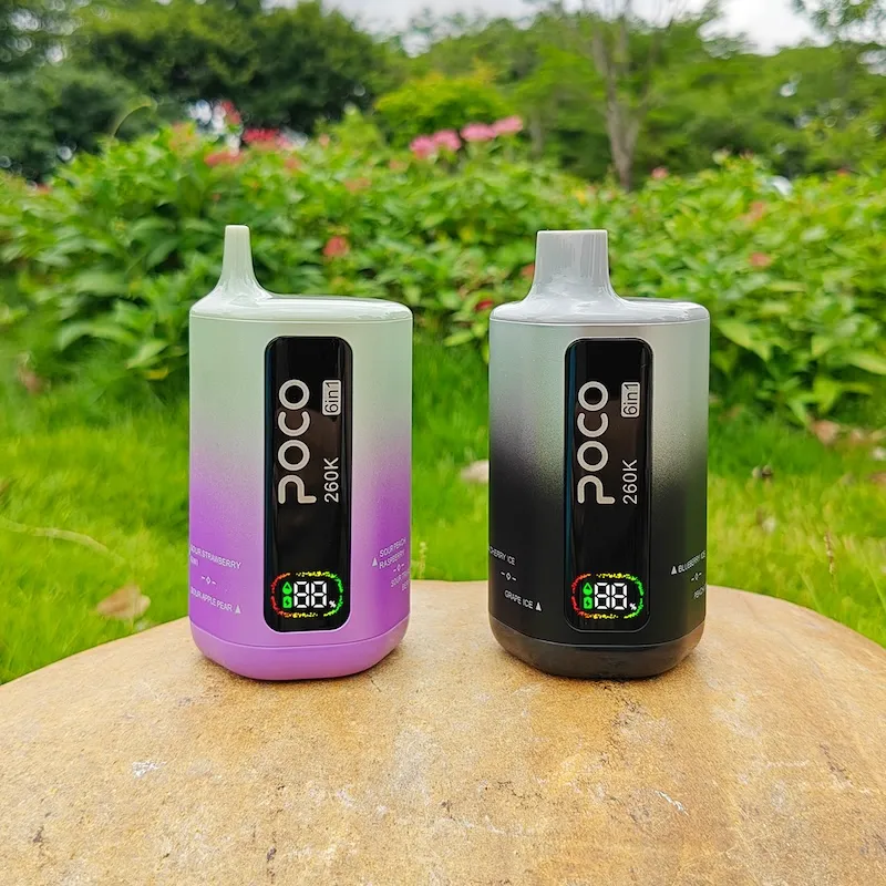 牛6 20 Vivivapes Premium lifestyle photo of a user vaping POCO 6 in 1 pod