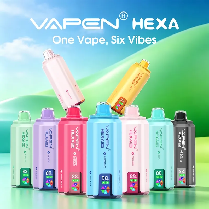 画板 32 Vivivapes Internal view of 6 independent e-liquid tanks inside VAPEN HEXA 6IN1 device