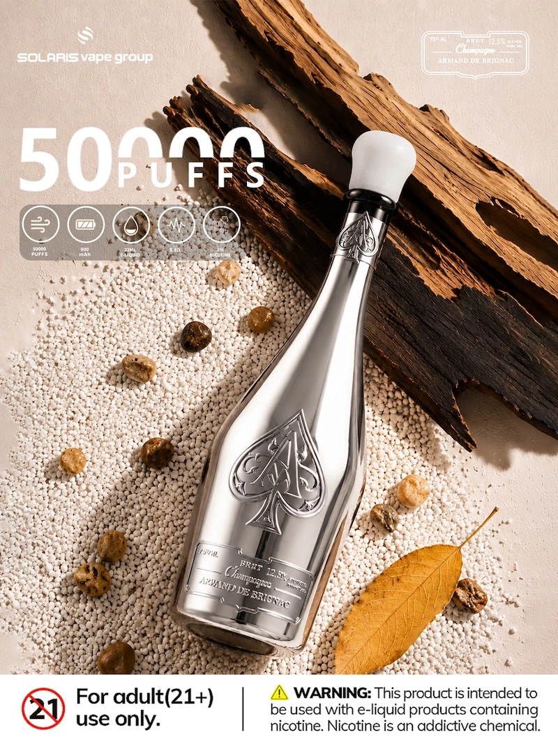 Solaris Silver Edition White Grape Champagne Vape
