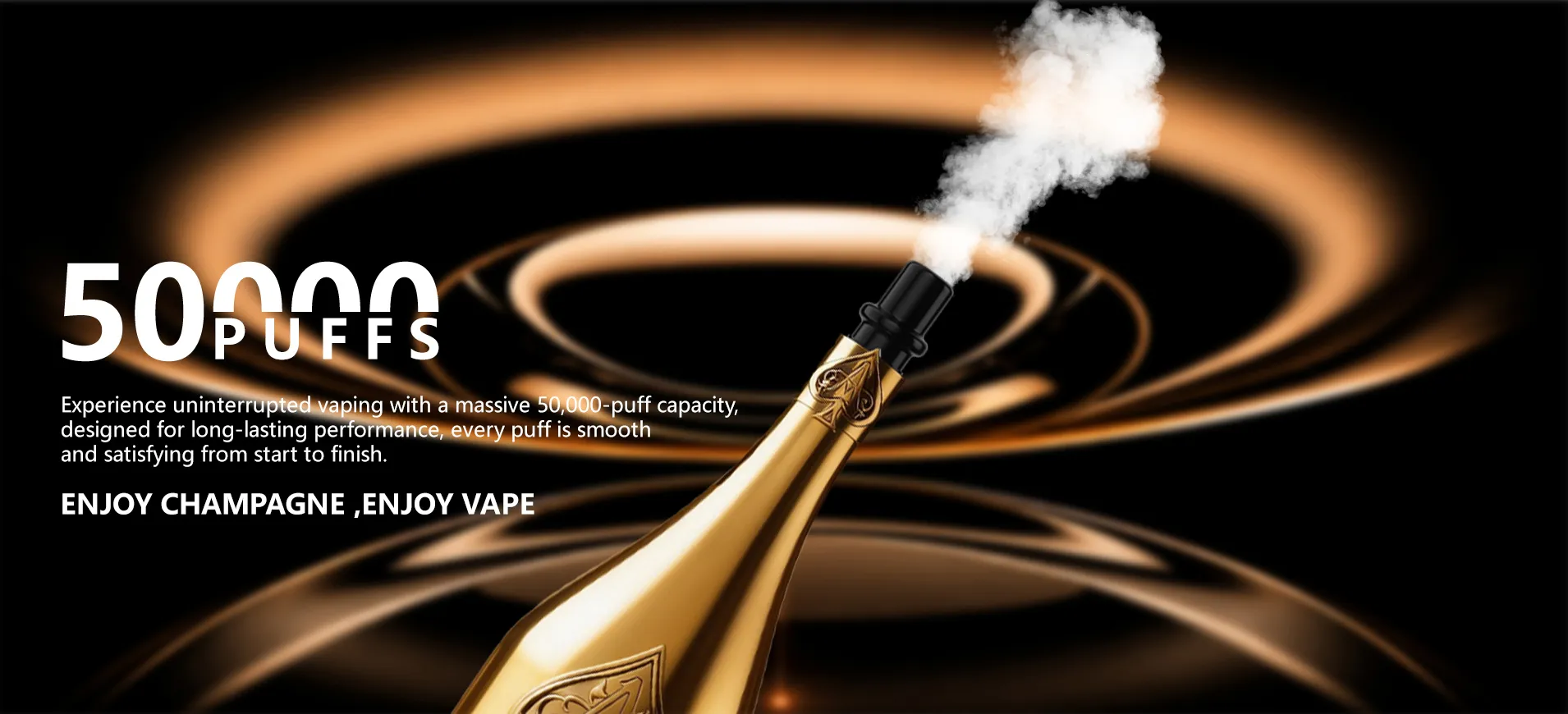 Armand de Brignac Disposable Vape Front View